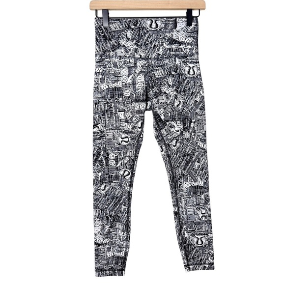 Lululemon Womens Wunder Train HR Tight 25” Everlux Tear It Up Alpine TRIU size 6 - Picture 1 of 11